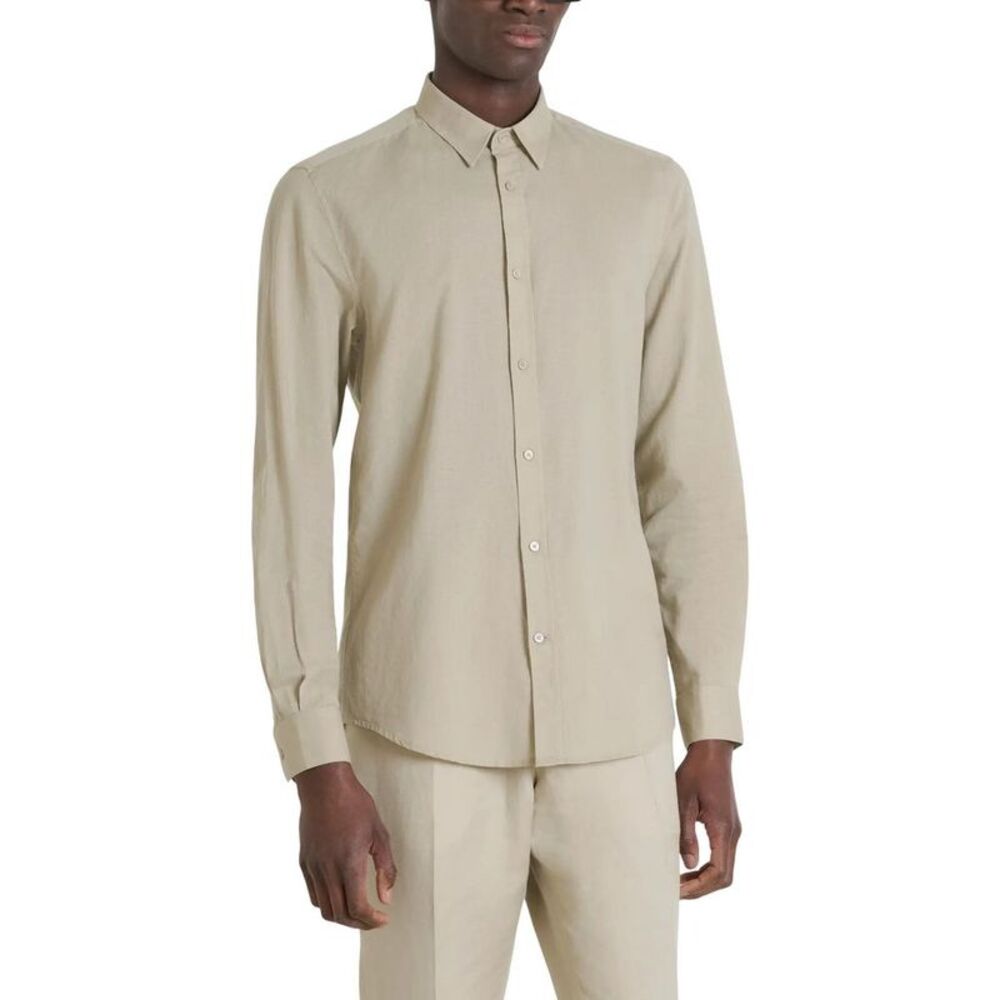 Antony Morato Beige Cotton Men's Shirt